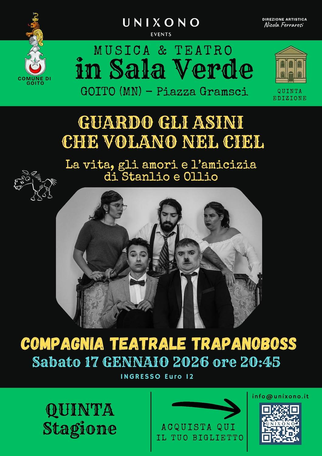 Guardo gli asini che volano nel ciel